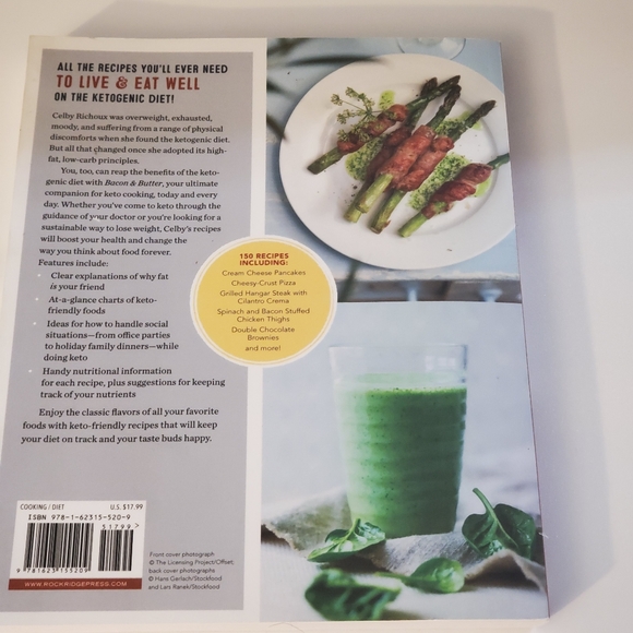 Bacon and Butter : The Ultimate Ketogenic Diet Cookbook by Celby Richoux 2014 PB - Picture 2 of 9